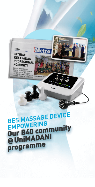 BES Massage Device Empowering Out B40 Community @UniMadani Programme