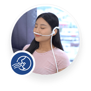 Inhalation Hydrogen enters your bloodstream to reduce oxidative stress and support overall respiratory system